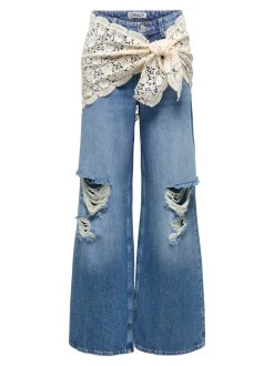 ONLCARRIE Mittlere Taille Weiter Beinschnitt Jeans
