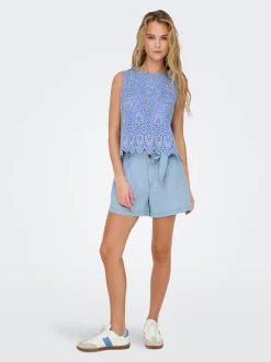 ONLCHARIS Hohe Taille Normal geschnitten Shorts