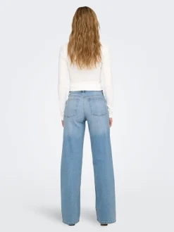ONLCHRIS Low Waist Weiter Beinschnitt Jeans