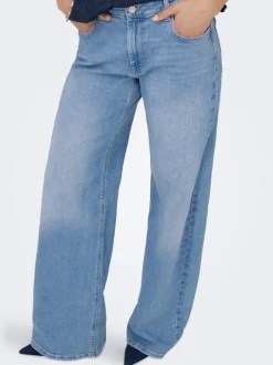ONLCHRIS Niedrige Taille Weiter Beinschnitt Jeans