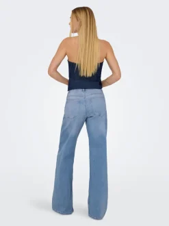 ONLCHRIS Niedrige Taille Weiter Beinschnitt Jeans