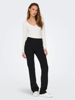 ONLCLEVER Slim Fit Hose mit weitem Beinschnitt