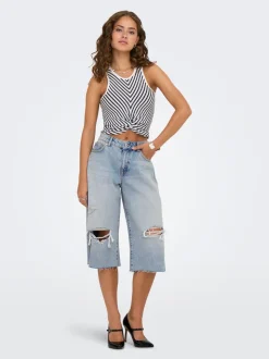 ONLCOBAIN Mittlere Taille Locker geschnitten Jeans-Shorts
