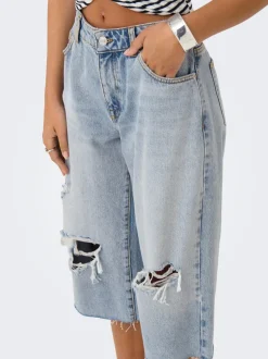 ONLCOBAIN Mittlere Taille Locker geschnitten Jeans-Shorts