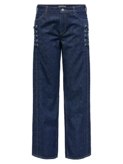 ONLCOBAIN Mittlere Taille Weiter Beinschnitt Jeans