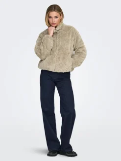 ONLCONTACT Teddyfell Jacke