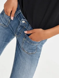 ONLEBBA Niedrige Taille Slim Fit Jeans