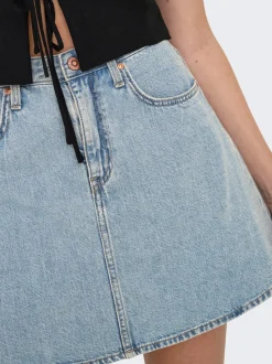 ONLEDEN Denim Jeansrock Kurzer Rock