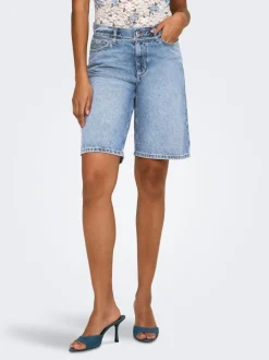 ONLELLA Mittlere Taille Normal geschnitten Jeans-Shorts