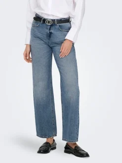 ONLELLA Mittlere Taille Gerade geschnitten Jeans