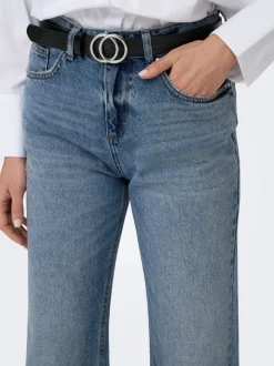 ONLELLA Mittlere Taille Gerade geschnitten Jeans
