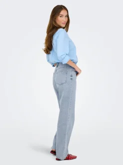ONLELLA Mittlere Taille Gerade geschnitten Jeans