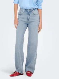 ONLELLA Mittlere Taille Gerade geschnitten Jeans