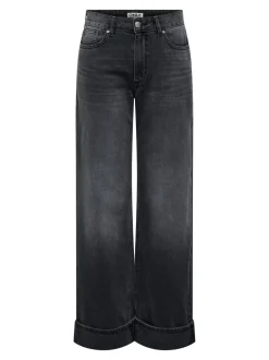ONLELLA Mittlere Taille Weiter Beinschnitt Jeans