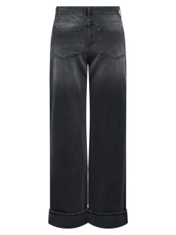 ONLELLA Mittlere Taille Weiter Beinschnitt Jeans