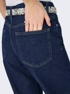 ONLELLA Mittlere Taille Weiter Beinschnitt Jeans