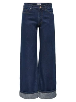 ONLELLA Mittlere Taille Weiter Beinschnitt Jeans