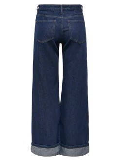 ONLELLA Mittlere Taille Weiter Beinschnitt Jeans