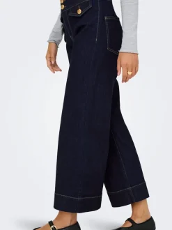 ONLEMILIA Hohe Taille Weite Passform - kurz geschnitten Jeans