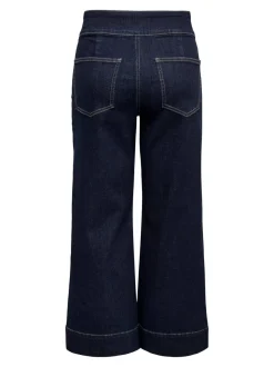 ONLEMILIA Hohe Taille Weite Passform - kurz geschnitten Jeans