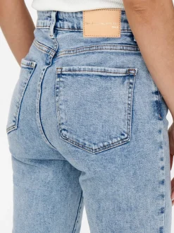 ONLEMILY Ankel Hohe Taille Gerade geschnitten Jeans
