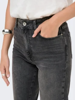 ONLEMILY Hohe Taille Gerade geschnitten Knöchellang Jeans