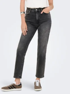ONLEMILY Hohe Taille Gerade geschnitten Knöchellang Jeans
