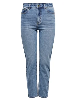 ONLEMILY Hohe Taille Gerade geschnitten Knöchellang Jeans