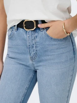 ONLEMILY Hohe Taille Gerade geschnitten Knöchellang Jeans