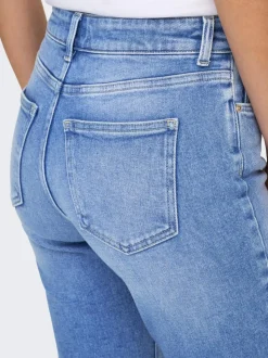 ONLEMILY Hohe Taille Gerade geschnitten Knöchellang Jeans