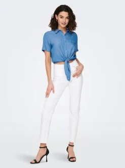 ONLEMILY Hohe Taille Gerade geschnitten Knöchellang Jeans