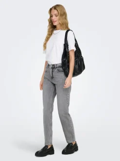 ONLEMILY Hohe Taille Gerade geschnitten Knöchellang Jeans