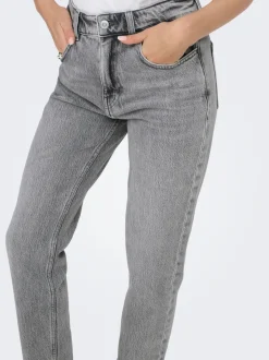 ONLEMILY Hohe Taille Gerade geschnitten Knöchellang Jeans