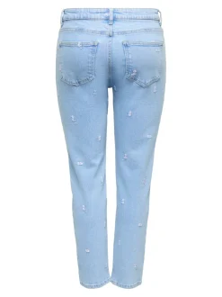 ONLEMILY Hohe Taille Gerade geschnitten Knöchellang Jeans