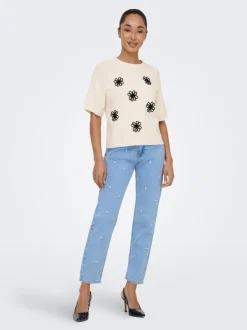 ONLEMILY Hohe Taille Gerade geschnitten Knöchellang Jeans