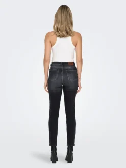 ONLEMILY Hohe Taille Gerade geschnitten Knöchellang Jeans