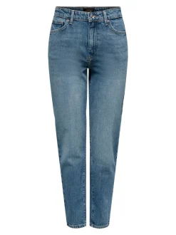 ONLEMILY Hohe Taille Gerade geschnitten Knöchellang Jeans