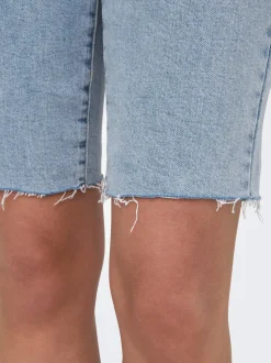 ONLEMILY Hohe Taille Gerade geschnitten Jeans-Shorts
