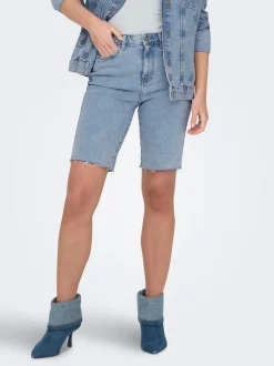 ONLEMILY Hohe Taille Gerade geschnitten Jeans-Shorts