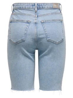 ONLEMILY Hohe Taille Gerade geschnitten Jeans-Shorts