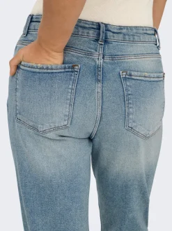 ONLEMILY Hohe Taille Gerade geschnitten Knöchellang Jeans