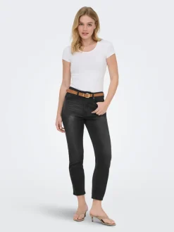 ONLEMILY-MILA Hohe Taille Gerade geschnitten Knöchellang Jeans