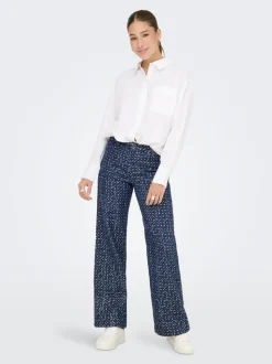 ONLEVITA Weiter Beinschnitt Hose mit weitem Beinschnitt