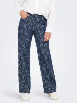 ONLEVITA Weiter Beinschnitt Hose mit weitem Beinschnitt