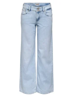 ONLEZRA Niedrige Taille Weiter Beinschnitt Jeans
