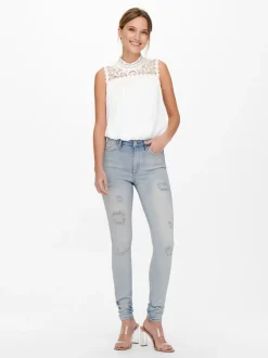 ONLFOREVER Hohe Taille Skinny Fit Jeans