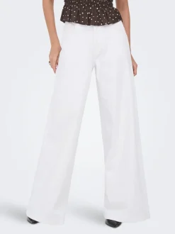 ONLFRANCESCA Mittlere Taille Weiter Beinschnitt Jeans