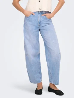 ONLFRANKIE Hohe Taille Barrel Fit Knöchellang Jeans