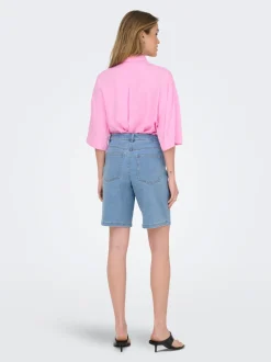 ONLFRIDA Hohe Taille Normal geschnitten Bermuda Shorts