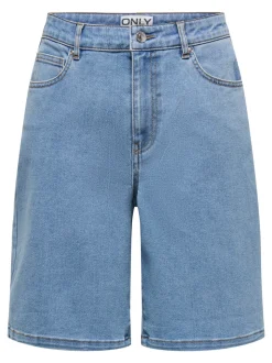 ONLFRIDA Hohe Taille Normal geschnitten Bermuda Shorts